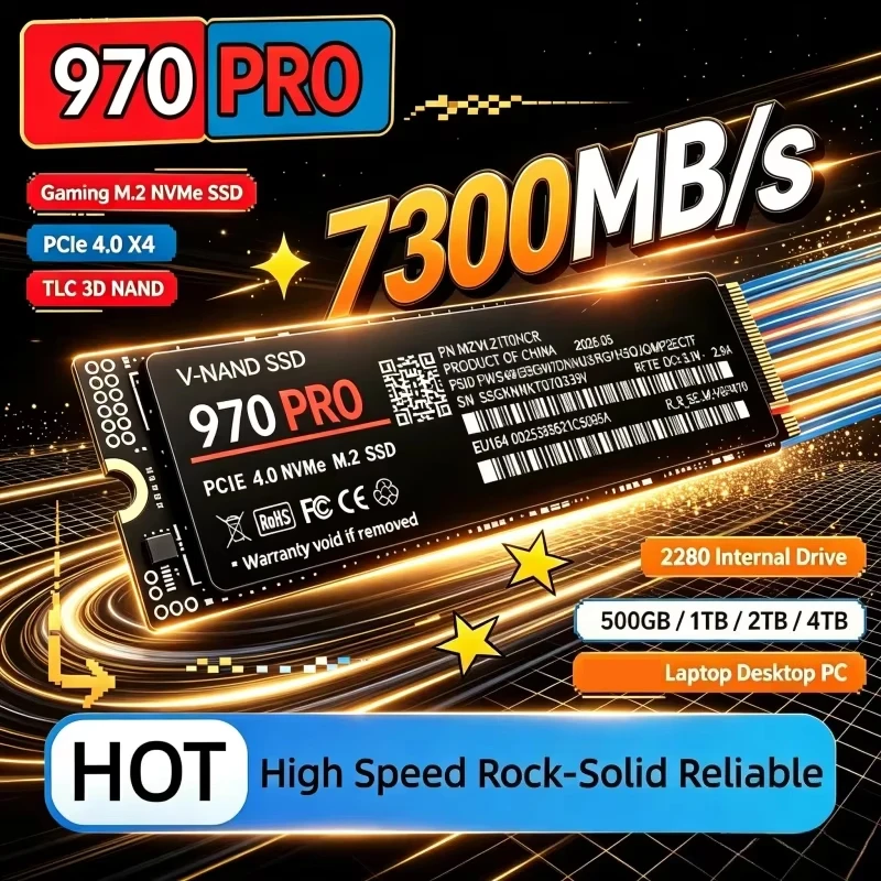 M.2 Nvme 4Tb Pcie 4.0 Ssd - 970 PRO M.2 NVMe 2280 Внутренний