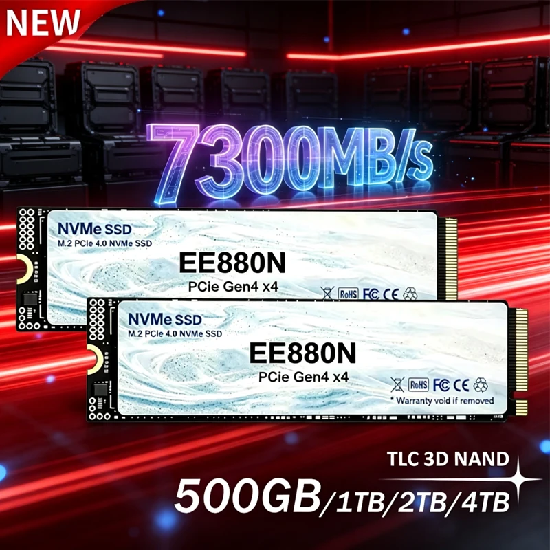 M.2 Nvme 4Tb Pcie 4.0 Ssd - Новый EE880N 2026 года, высокоскоростной SSD