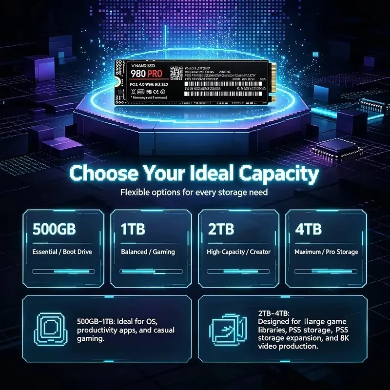 Высокоскоростной внутренний SS – обзор и цена M.2 Nvme 4Tb Pcie 4.0 Ssd