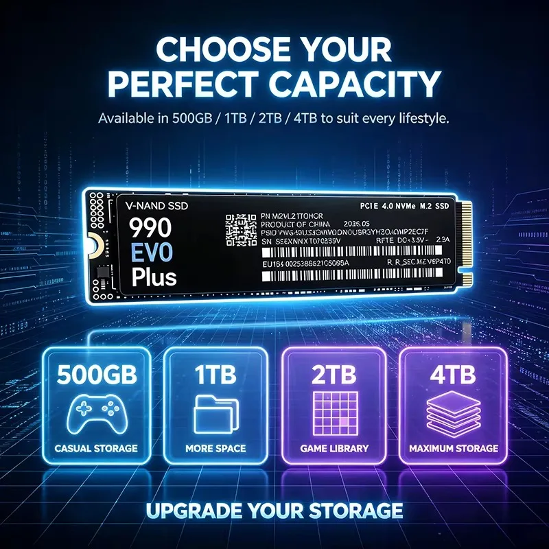 990 EVO Plus, 500 ГБ – 4 ТБ, T – обзор и цена M.2 Nvme 4Tb Pcie 4.0 Ssd