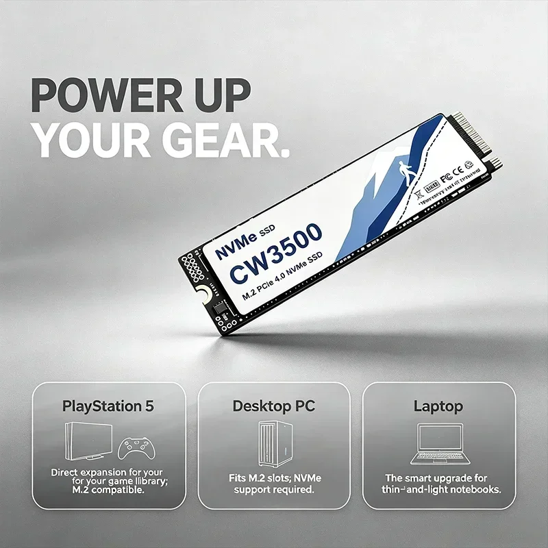CW3500 NVMe SSD, скорость 7300 – обзор и цена M.2 Nvme 4Tb Pcie 4.0 Ssd