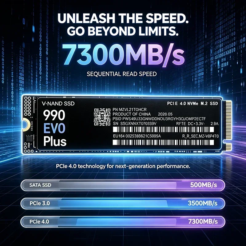 990 EVO PLUS PCIe 4.0 NVMe M.2 – обзор и цена M.2 Nvme 4Tb Pcie 4.0 Ssd