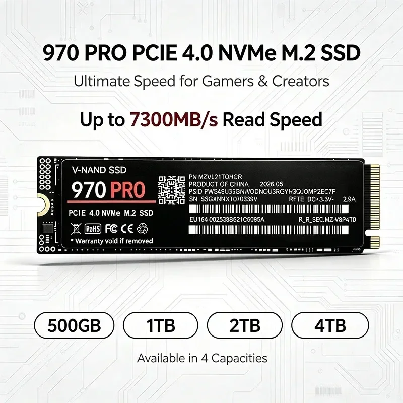 970 PRO M.2 NVMe 2280 Внутренн – обзор и цена M.2 Nvme 4Tb Pcie 4.0 Ssd