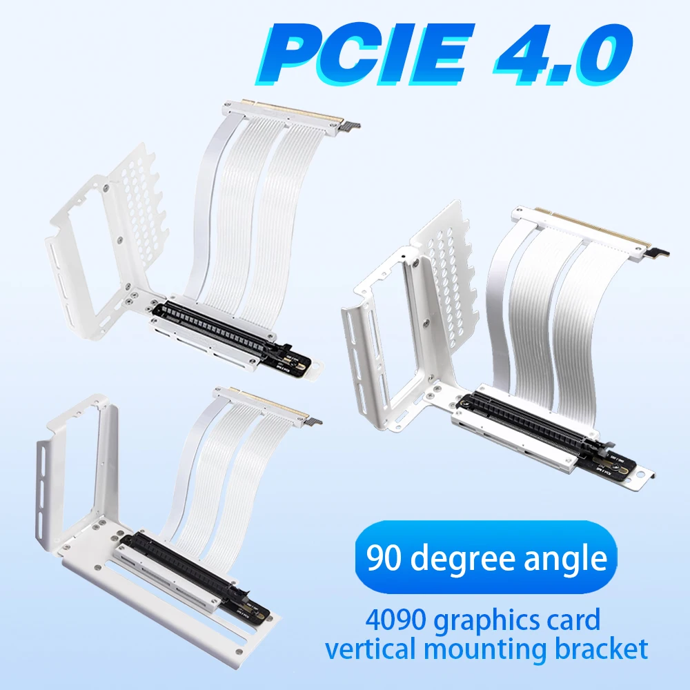 PCI-E 4.0 X16 Удлинительный ка – обзор и цена Pcie 4.0 X16 Riser Cable 90 Degree