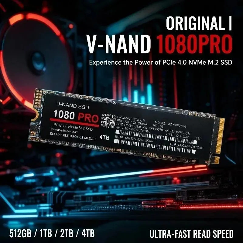 Оригинальный твердотельный нак – обзор и цена M.2 Nvme 4Tb Pcie 4.0 Ssd