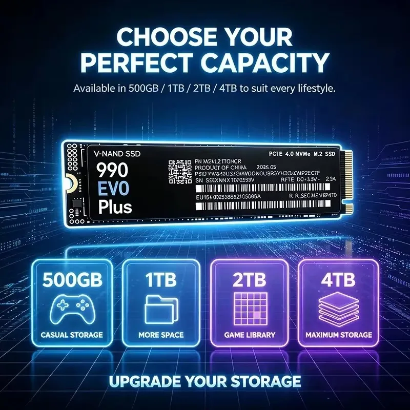 990 EVO Plus SSD NVMe M.2 2280 – обзор и цена M.2 Nvme 4Tb Pcie 4.0 Ssd